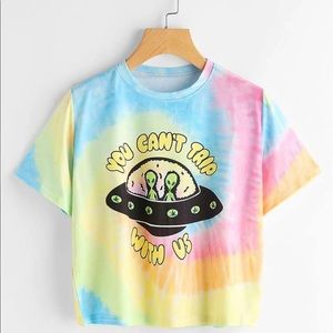 Multi Colored Alien Tshirt